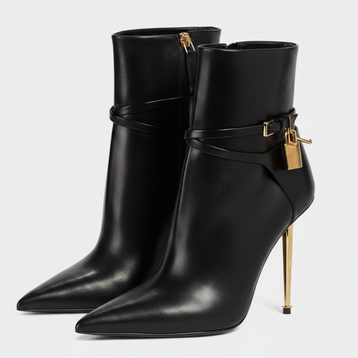 Tessa Lock Heel Boots