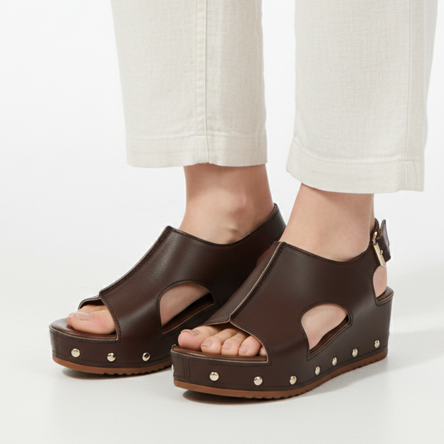 Geneva Wedge Sandals