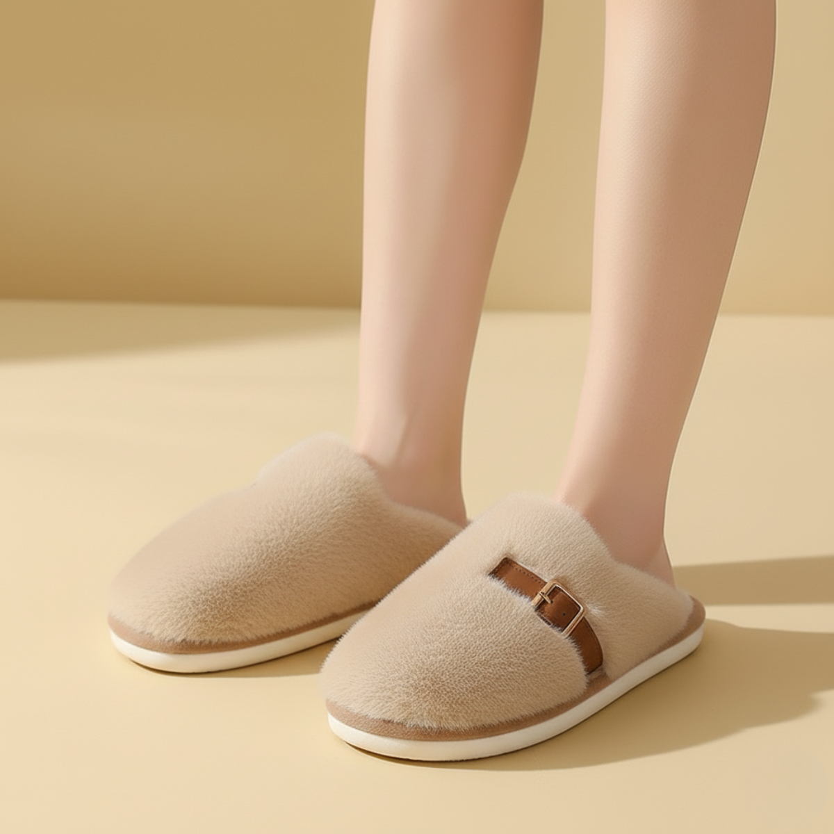 Velina Fur Slippers