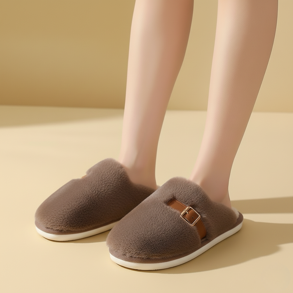 Velina Fur Slippers