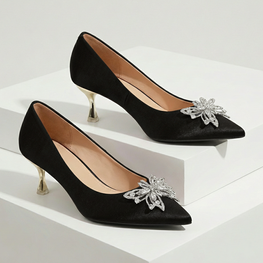 Alexandria Rhinestone Heels