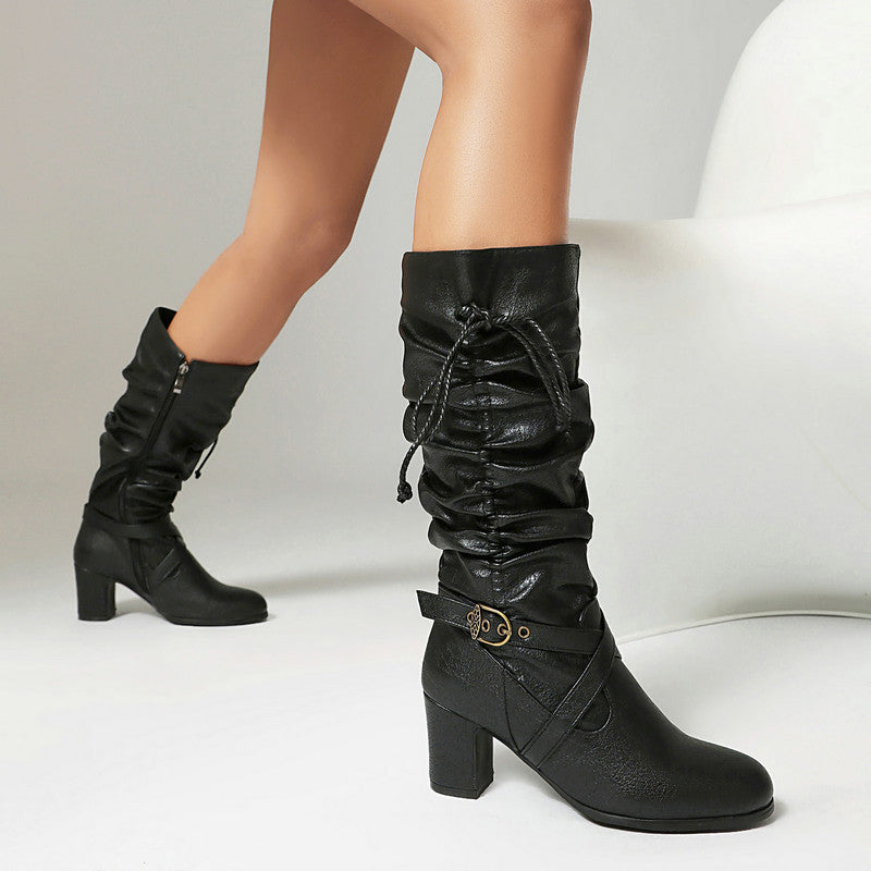Paolina Buckle Boots
