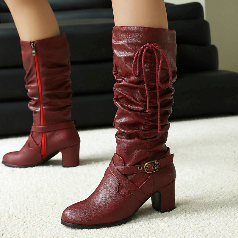 Paolina Buckle Boots