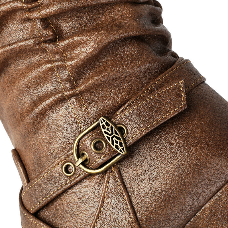 Paolina Buckle Boots
