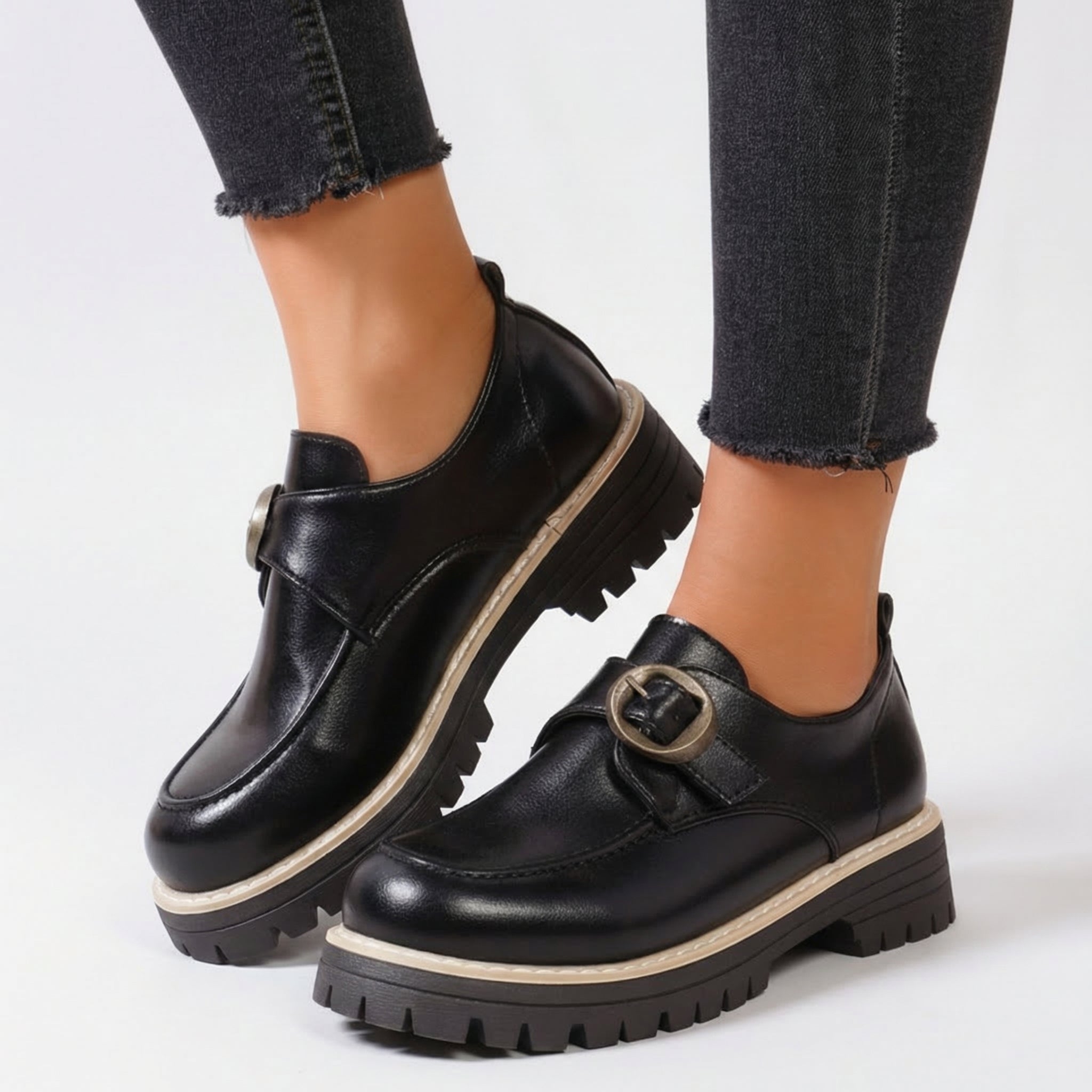 Veronique Buckle Shoes
