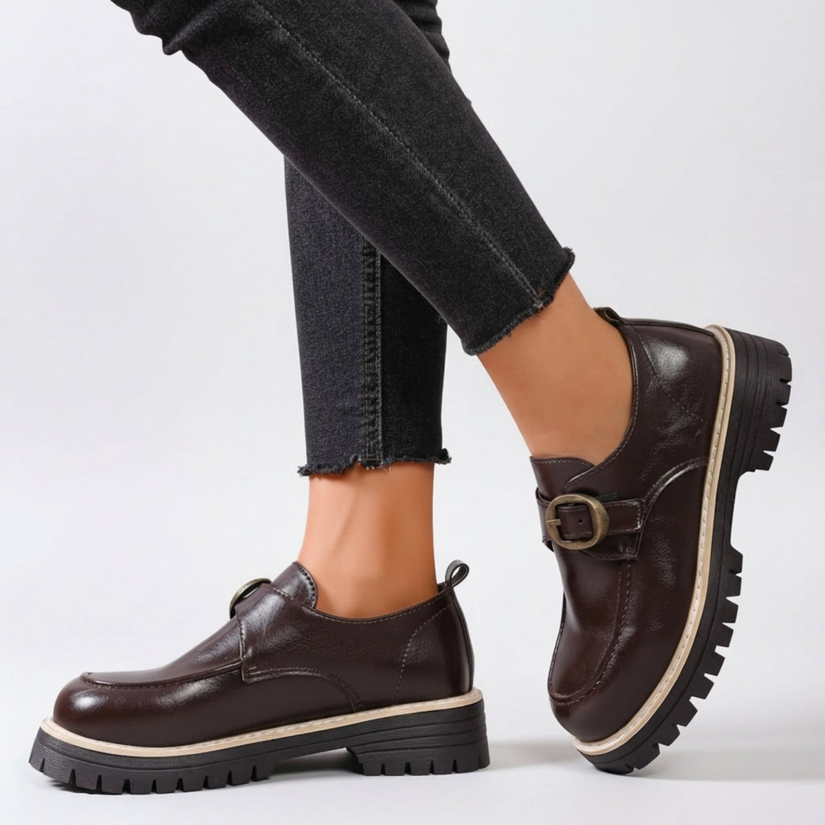 Veronique Buckle Shoes