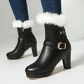 Elisa Fur Ankle Boots