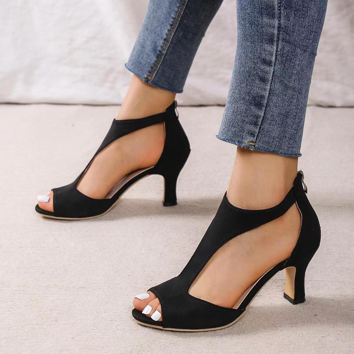 Léandre Noire Heels