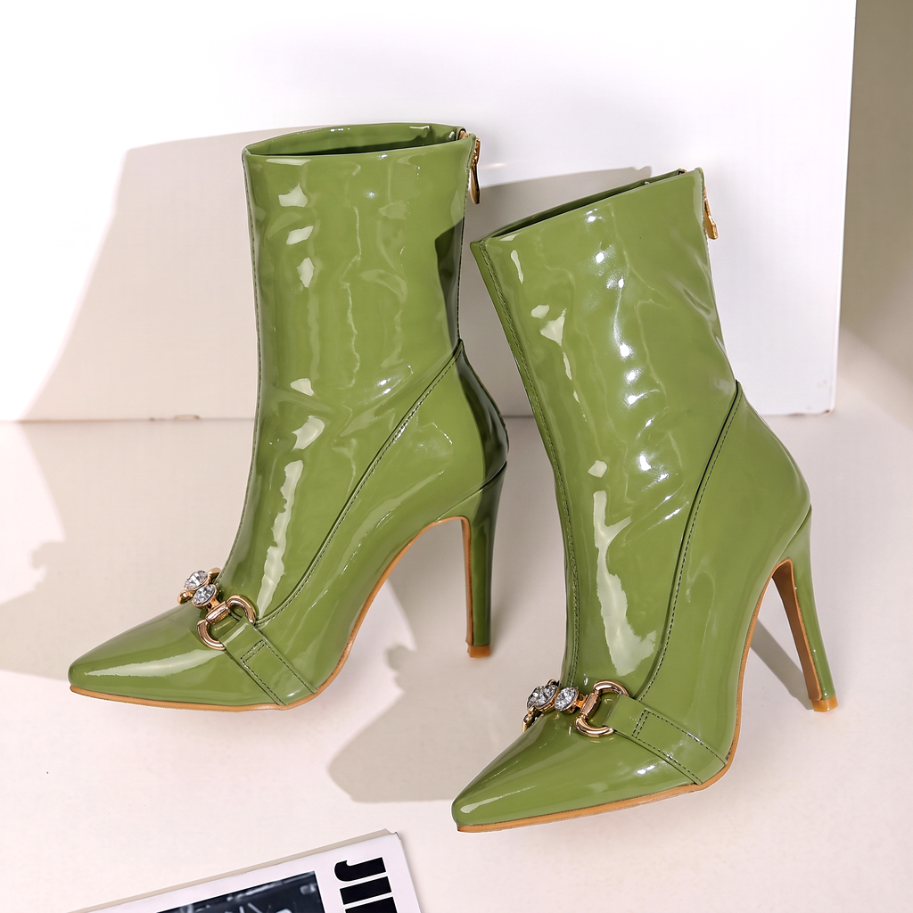 Lisbeth Patent Leather Boots