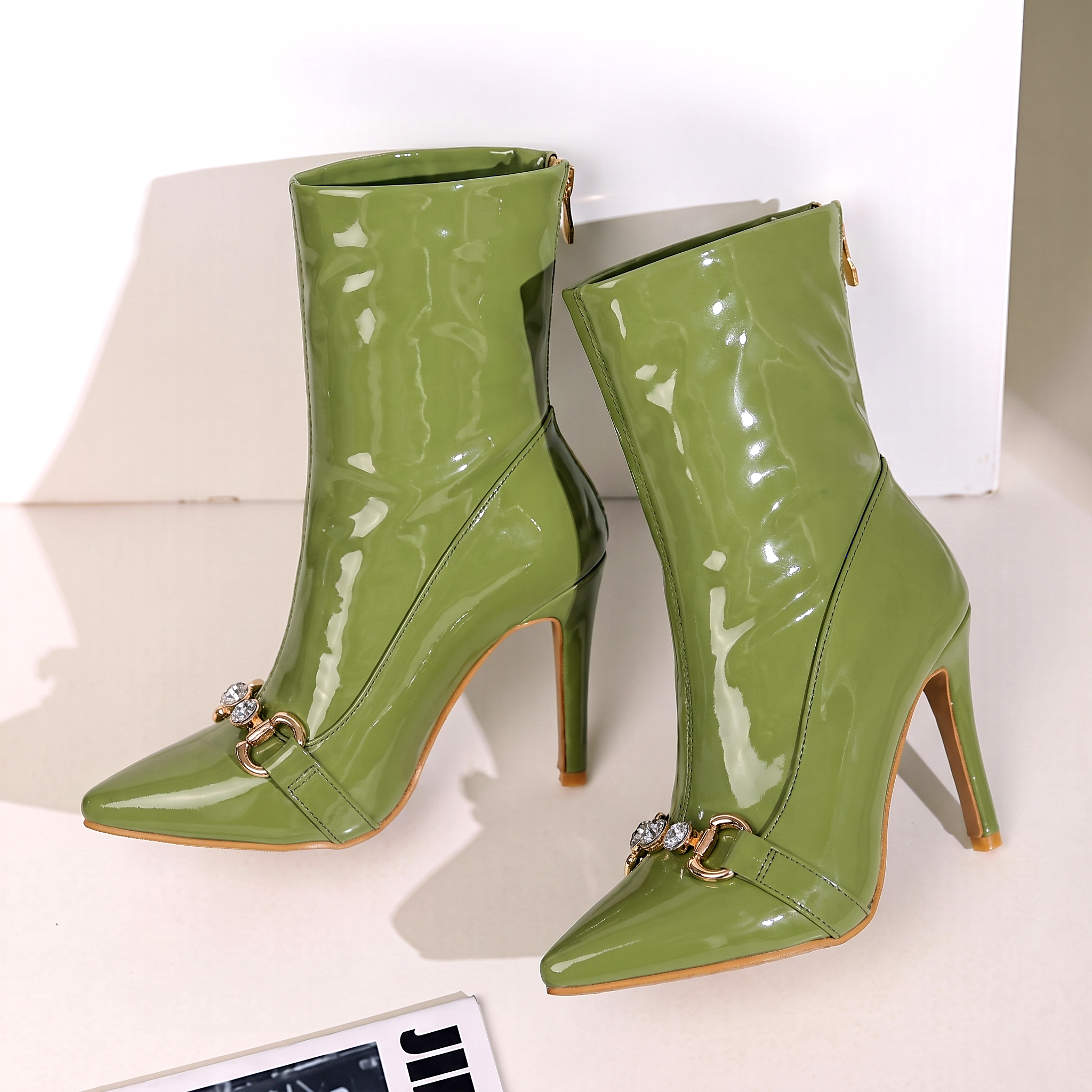 Lisbeth Patent Leather Boots