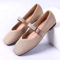 Knit Mary Jane Flats