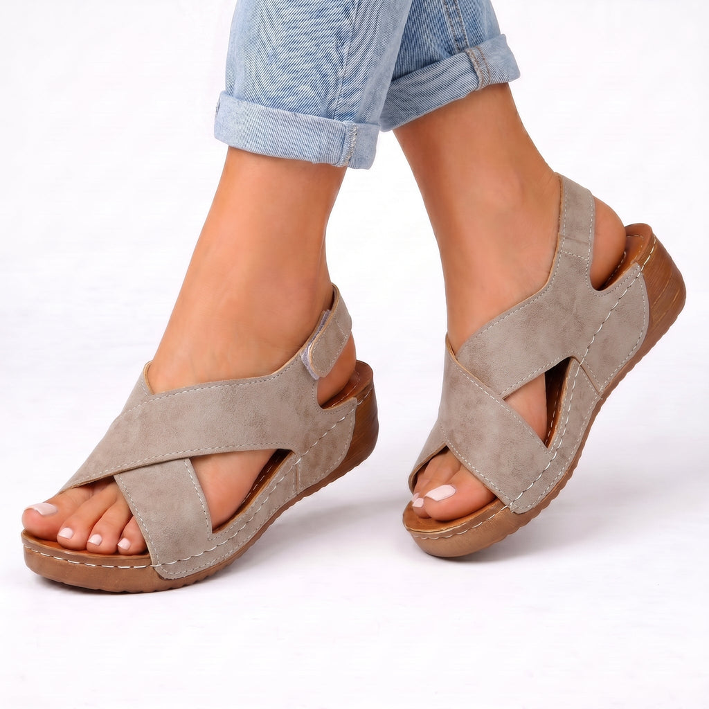 Gianna Leather Sandals