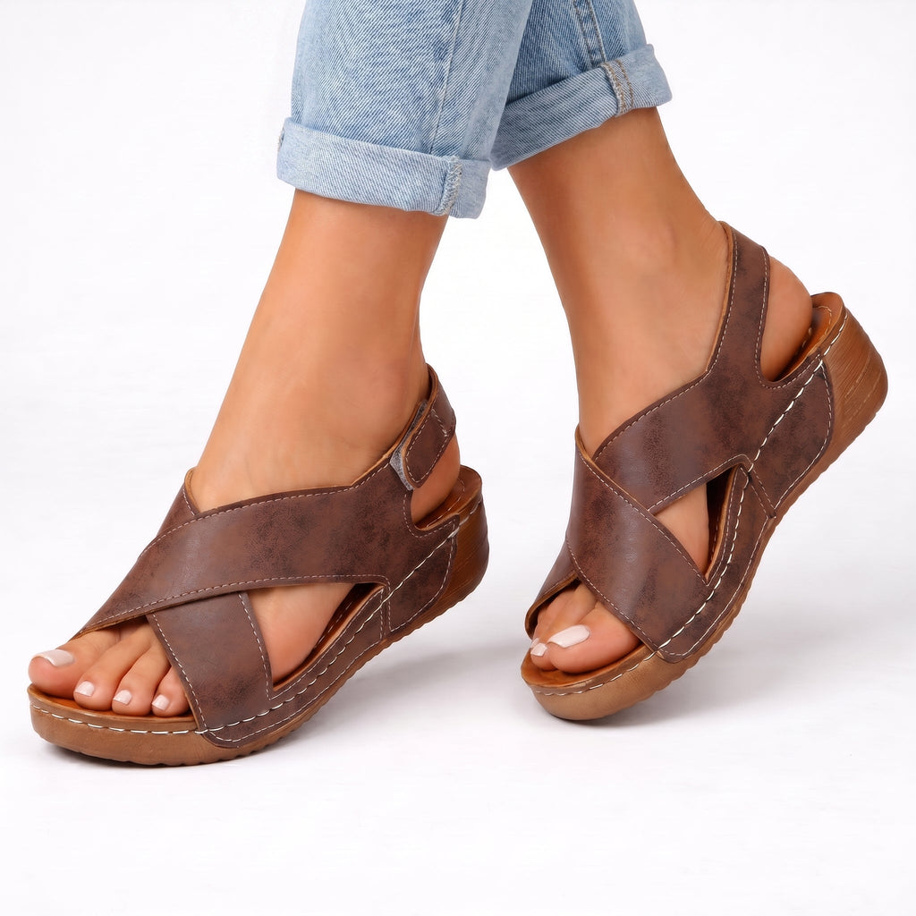 Gianna Leather Sandals
