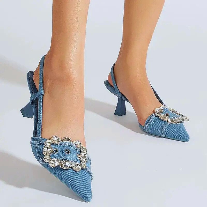 Delizia Denim Heels