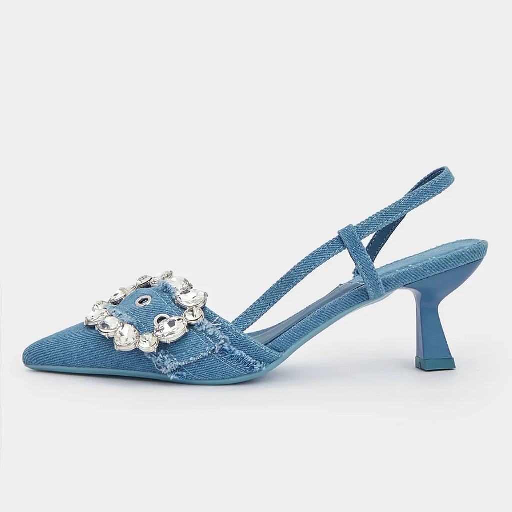 Delizia Denim Heels